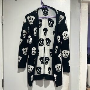 Bloomingdale’s brand Aqua Skull sweater- oversized